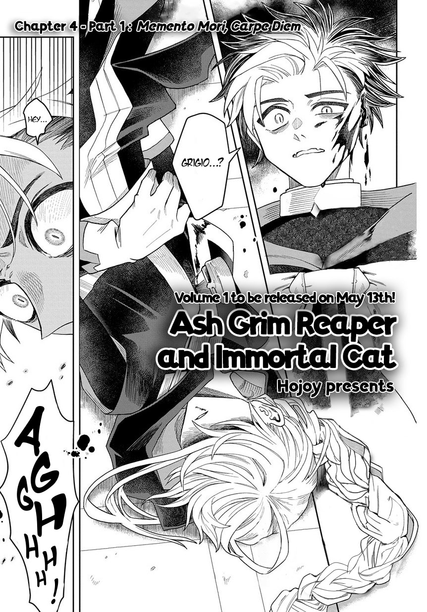 Ash Grim Reaper and Immortal Cat Chapter 4.1 page 2 - Chapter 4.1: Memento mori, carpe diem