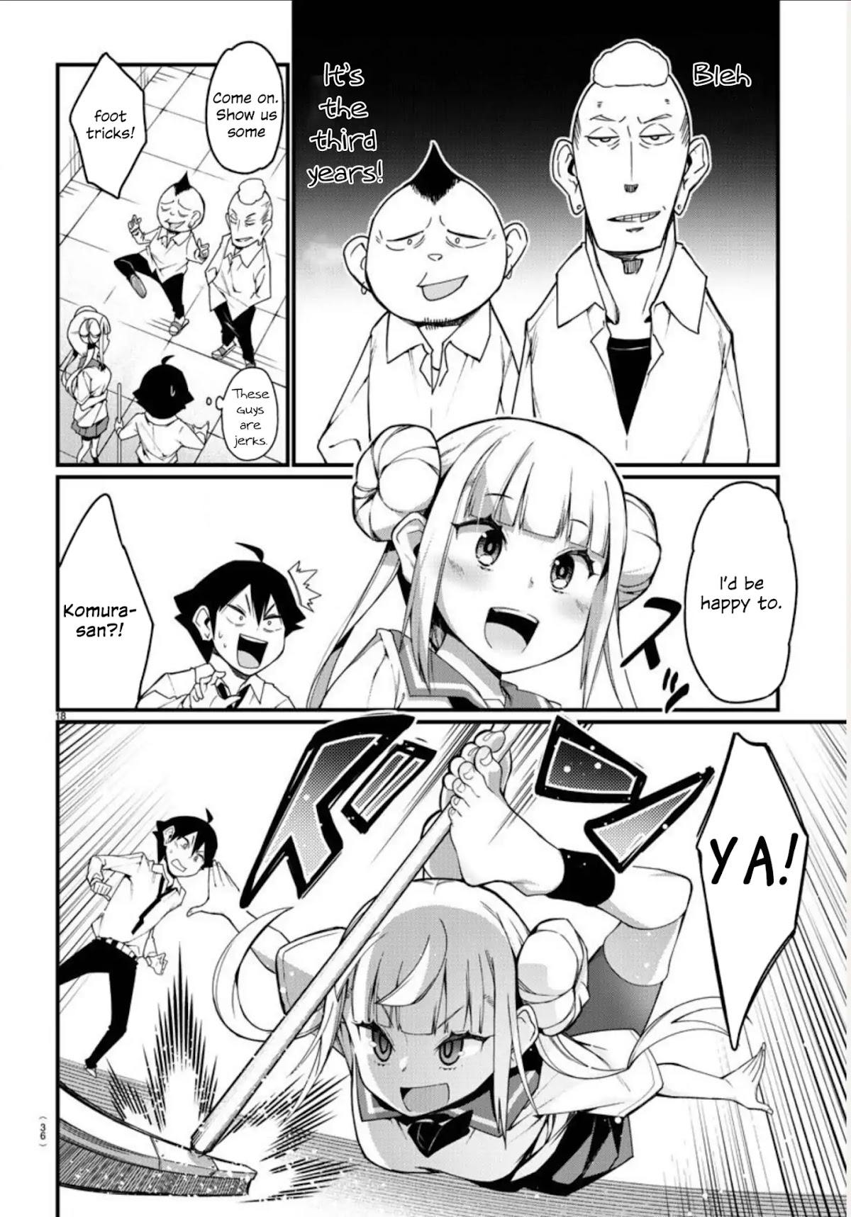 Ashigei Shoujo Komura-san Chapter 1 page 20 - Chapter 1: Step 1: Komura-San