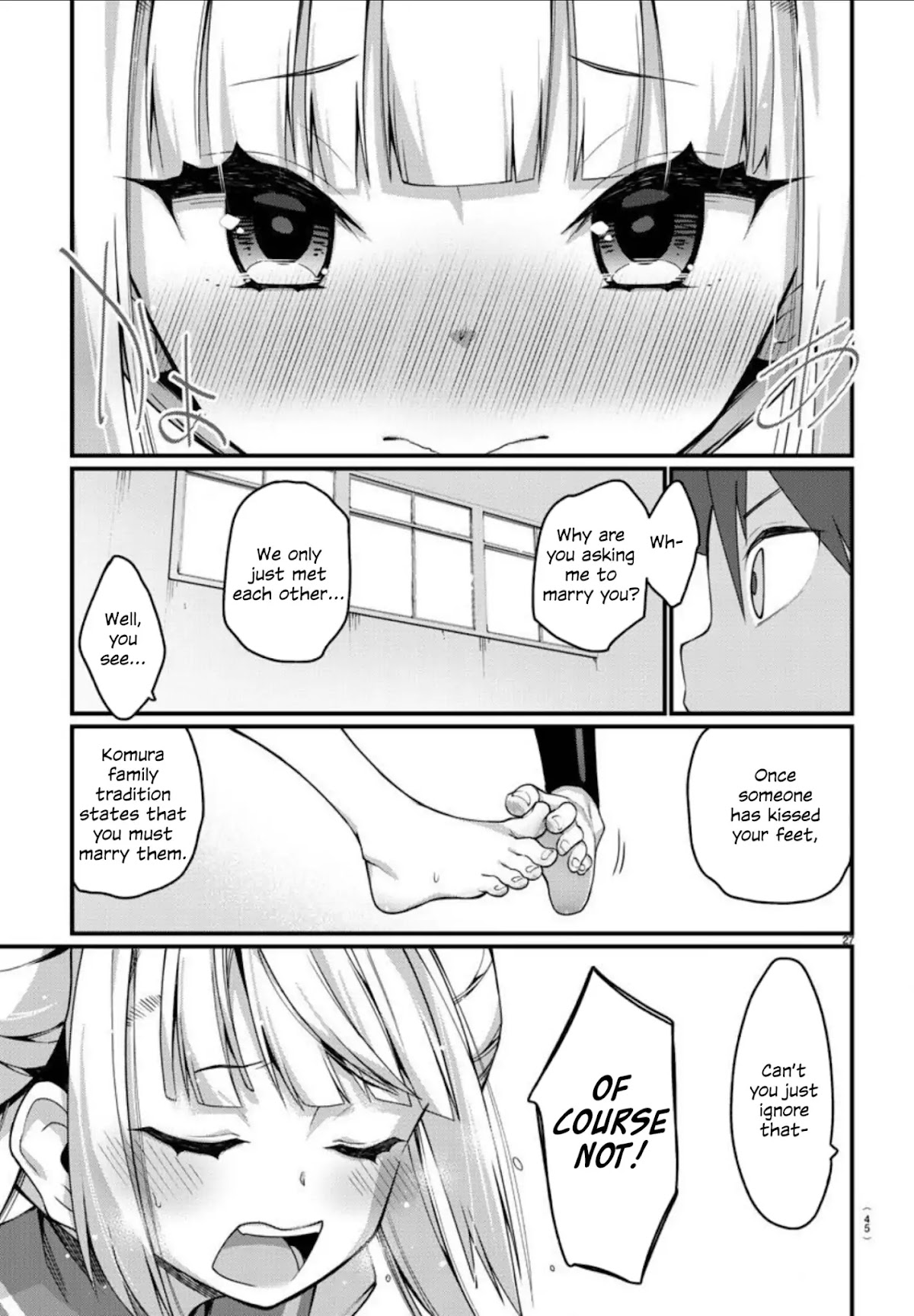 Ashigei Shoujo Komura-san Chapter 1 page 29 - Chapter 1: Step 1: Komura-San
