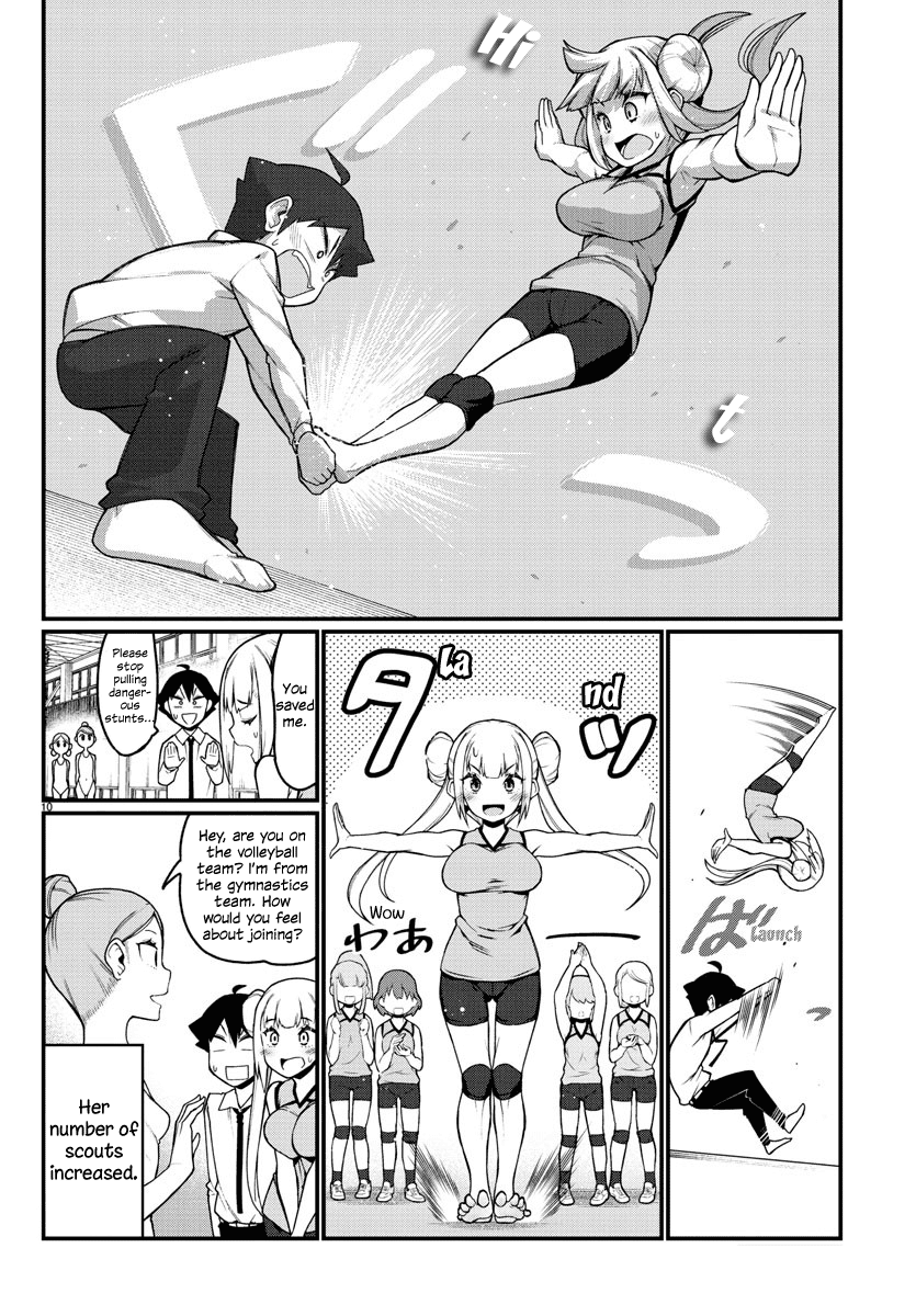 Ashigei Shoujo Komura-san Chapter 21 page 10 - Chapter 21: Step 21: Volleyball