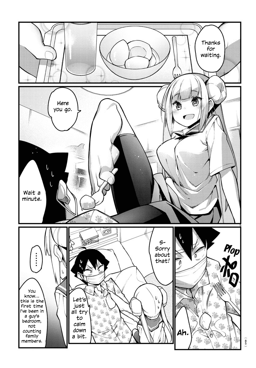 Ashigei Shoujo Komura-san Chapter 25 page 6 - Chapter 25: Step 25: Get-well Visit