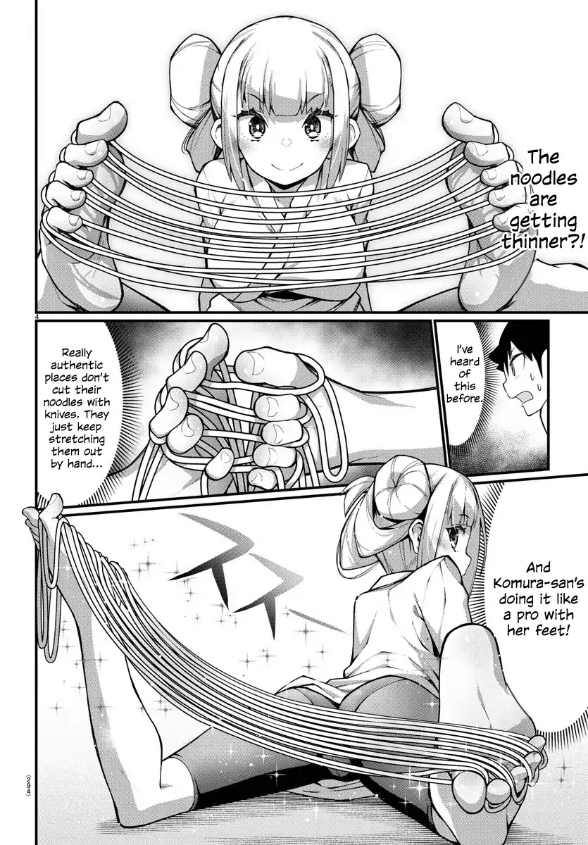 Ashigei Shoujo Komura-san Chapter 29 page 4 - Chapter 29: Step 29: Chinese Soba Noodles