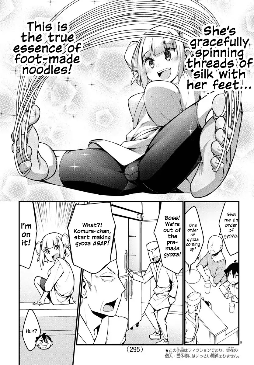 Ashigei Shoujo Komura-san Chapter 29 page 5 - Chapter 29: Step 29: Chinese Soba Noodles