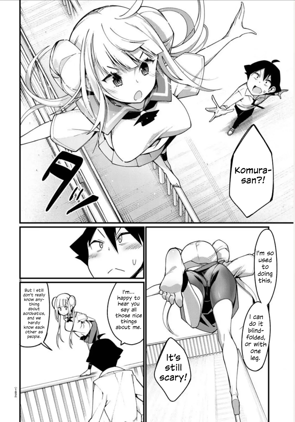 Ashigei Shoujo Komura-san Chapter 3 page 6 - Chapter 3: Step 3: I'll Grab Hold of It.