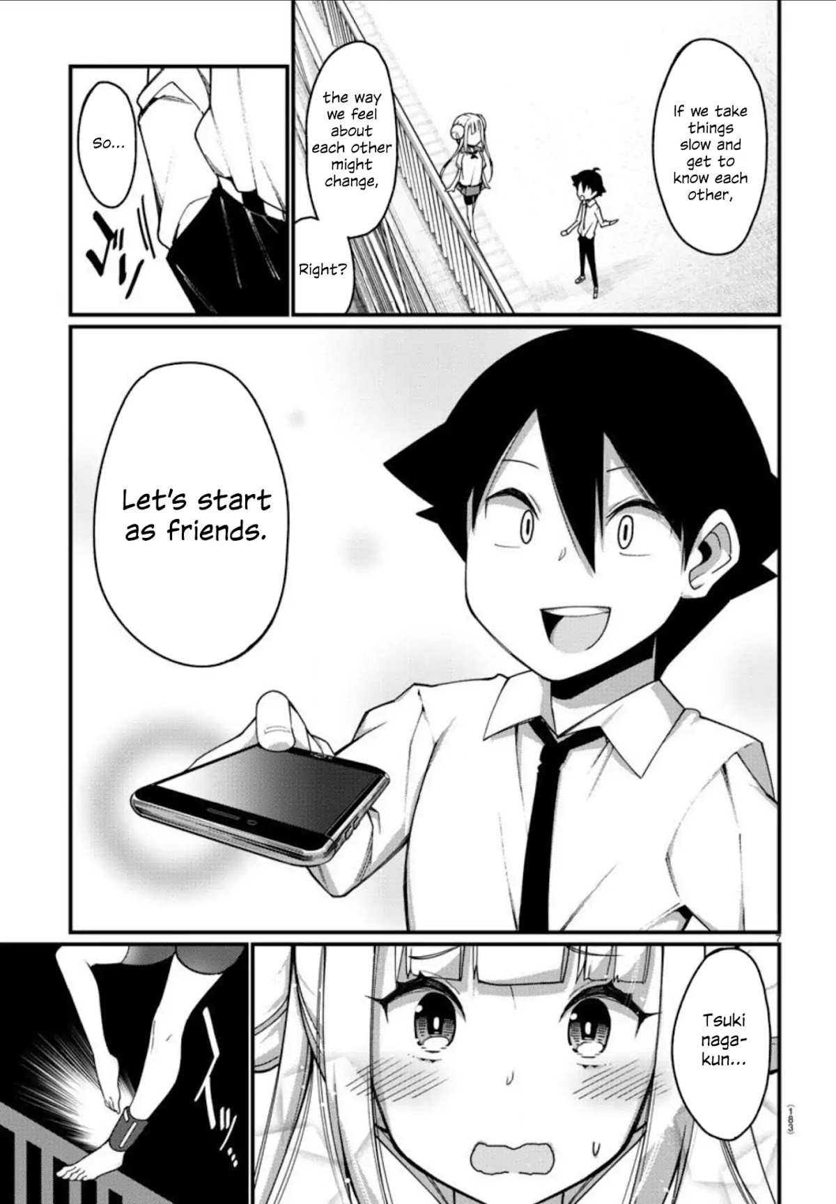 Ashigei Shoujo Komura-san Chapter 3 page 7 - Chapter 3: Step 3: I'll Grab Hold of It.