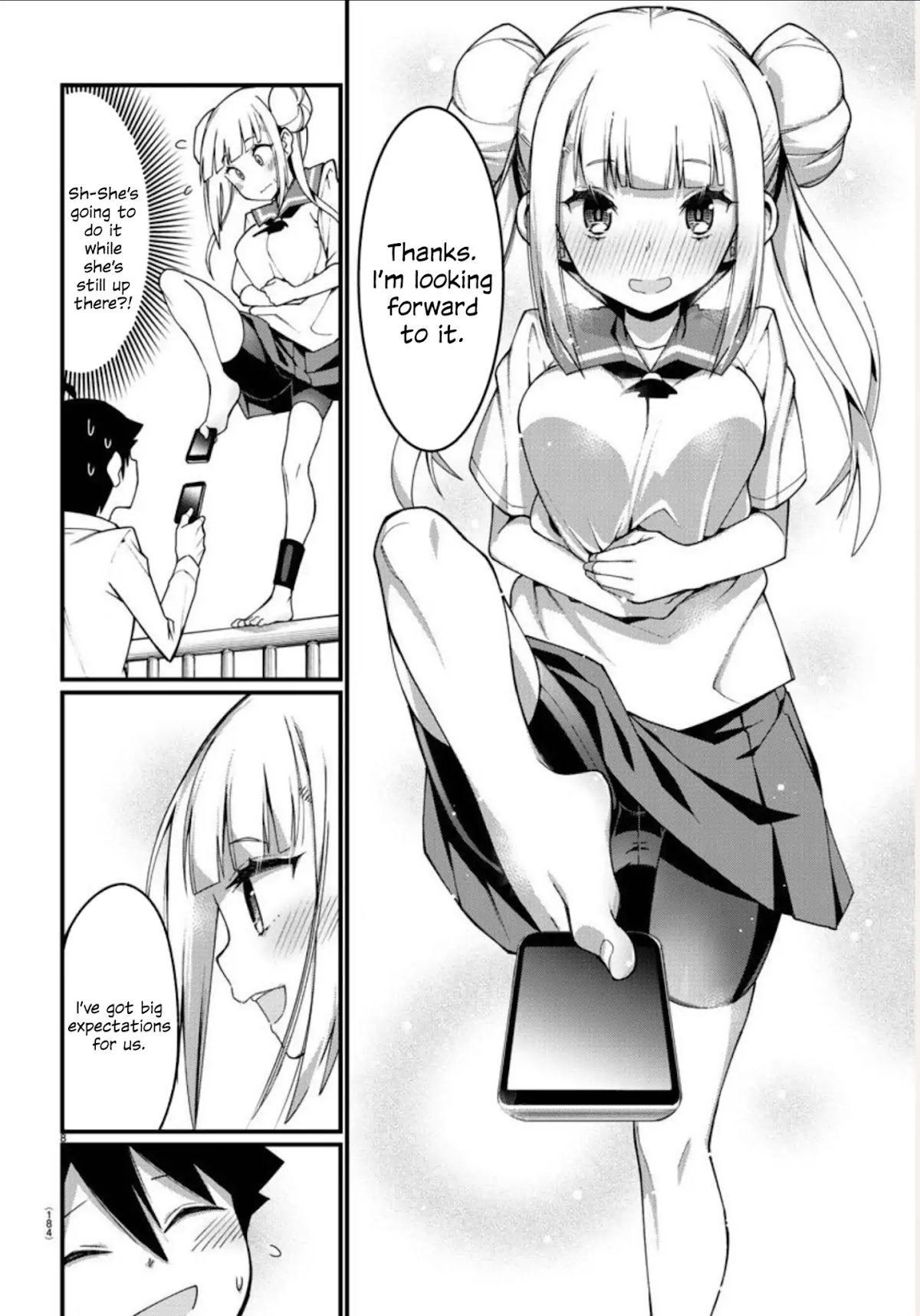 Ashigei Shoujo Komura-san Chapter 3 page 8 - Chapter 3: Step 3: I'll Grab Hold of It.