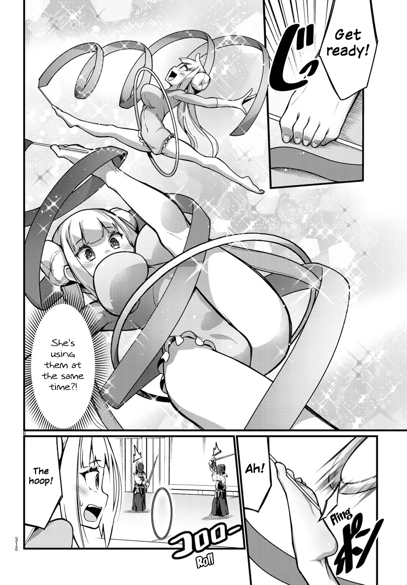 Ashigei Shoujo Komura-san Chapter 31 page 6 - Chapter 31: Step 31: Rhythmic Gymnastics