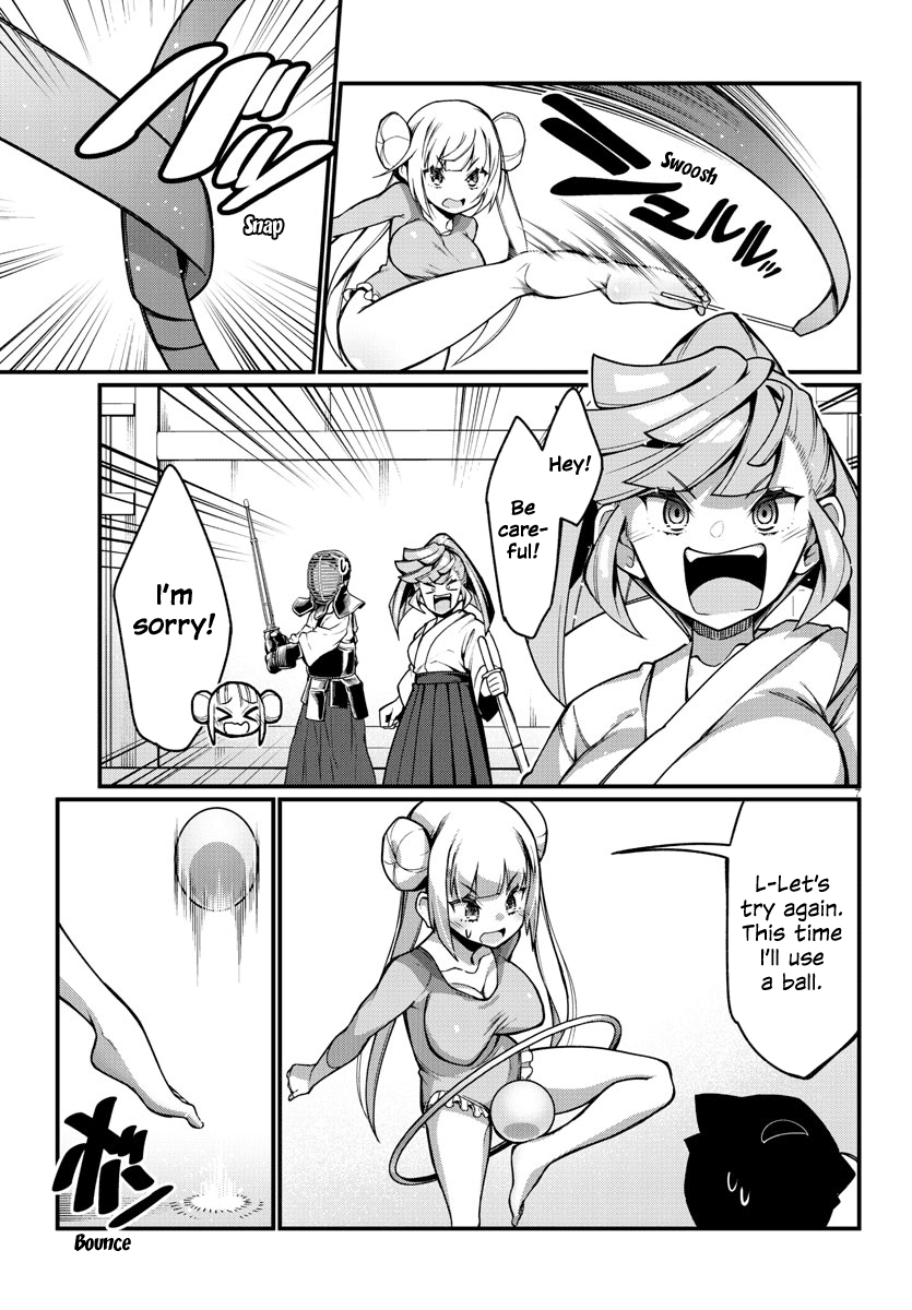 Ashigei Shoujo Komura-san Chapter 31 page 7 - Chapter 31: Step 31: Rhythmic Gymnastics