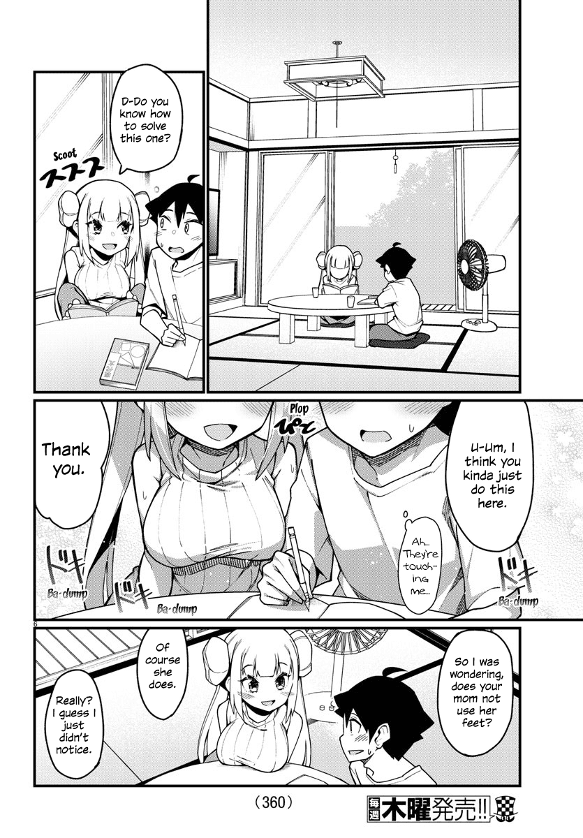 Ashigei Shoujo Komura-san Chapter 35 page 6 - Chapter 35: Step 35: Studying For Finals
