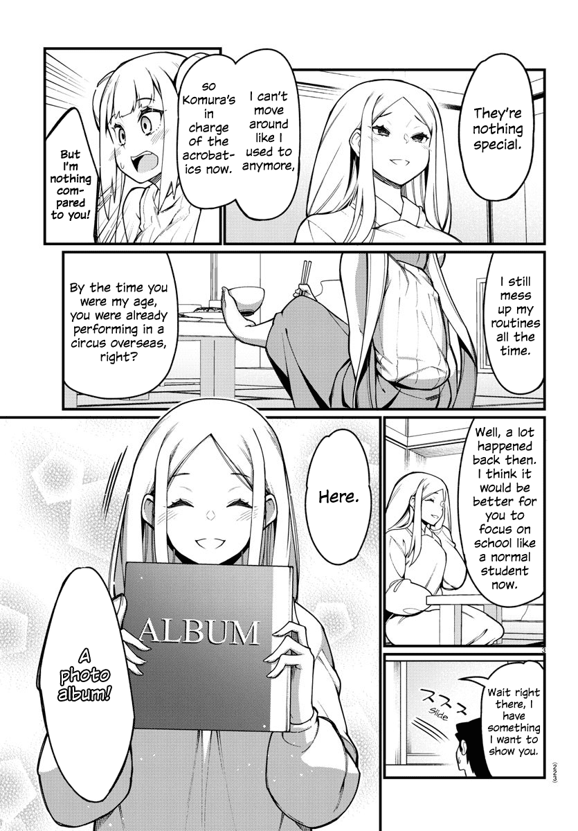 Ashigei Shoujo Komura-san Chapter 36 page 3 - Chapter 36: Step 36: Sleepover
