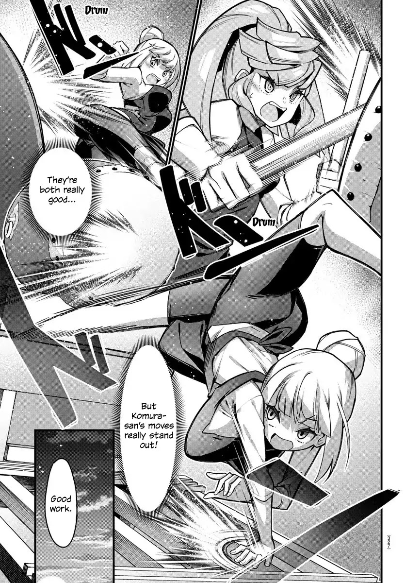 Ashigei Shoujo Komura-san Chapter 40 page 5 - Chapter 40: Step 40: Drumming