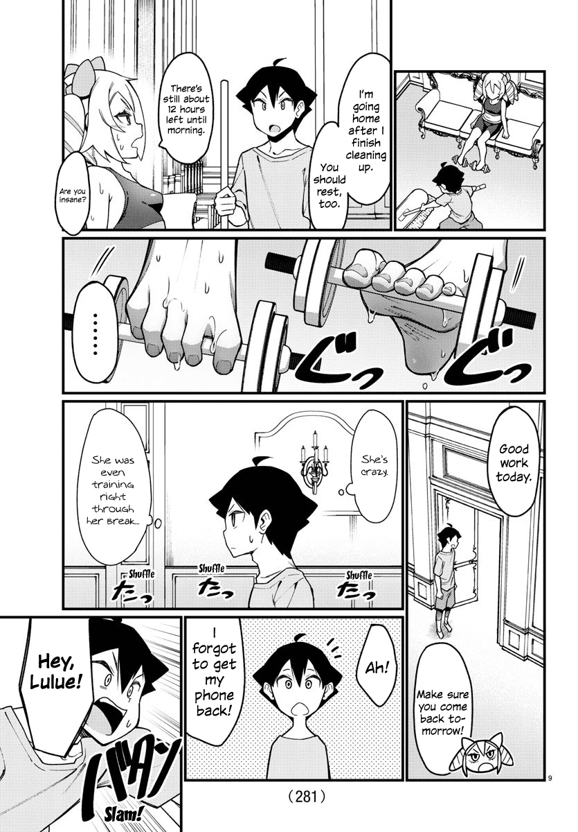 Ashigei Shoujo Komura-san Chapter 42 page 9 - Chapter 42: Step 42: Little Butler