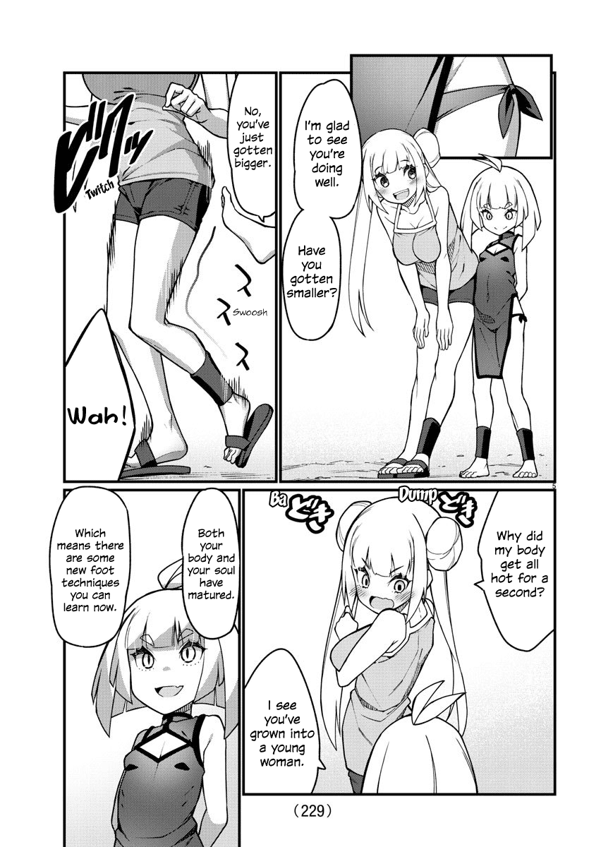 Ashigei Shoujo Komura-san Chapter 44 page 5 - Chapter 44: Step 44: Sensitivity