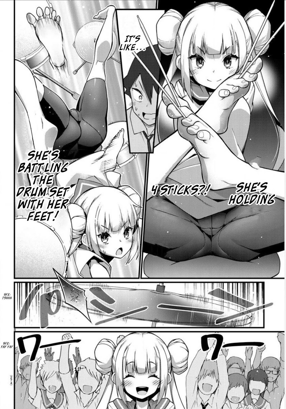 Ashigei Shoujo Komura-san Chapter 5 page 8 - Chapter 5: Step 5: Club Helper