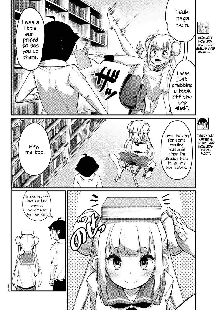 Ashigei Shoujo Komura-san Chapter 6 page 2 - Chapter 6: Step 6: I can’t hold back anymore!
