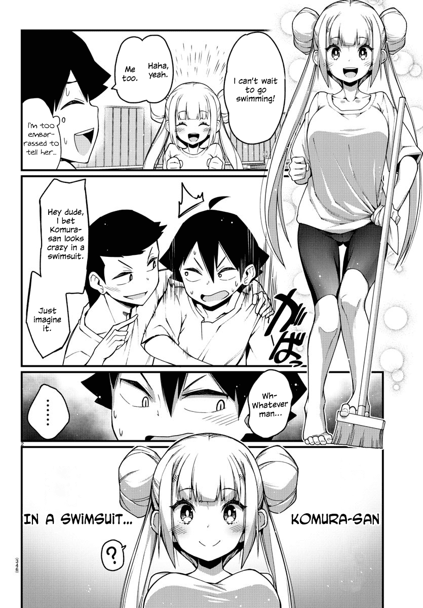 Ashigei Shoujo Komura-san Chapter 7 page 2 - Chapter 7: Step 7: Cleaning the Pool ♡