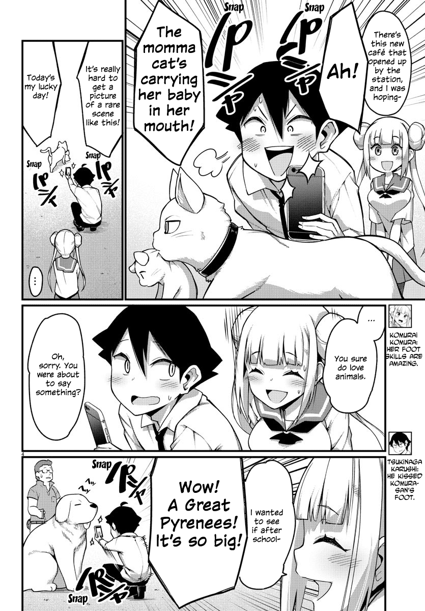Ashigei Shoujo Komura-san Chapter 9 page 4 - Chapter 9: Step 9: Please Pay Attention To Me!
