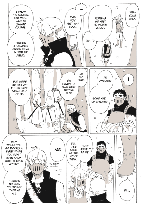 Ashita Mata, Kono Sekai de Chapter 27.2 page 3 - Chapter 27 v2 : Escorts, Part IV
