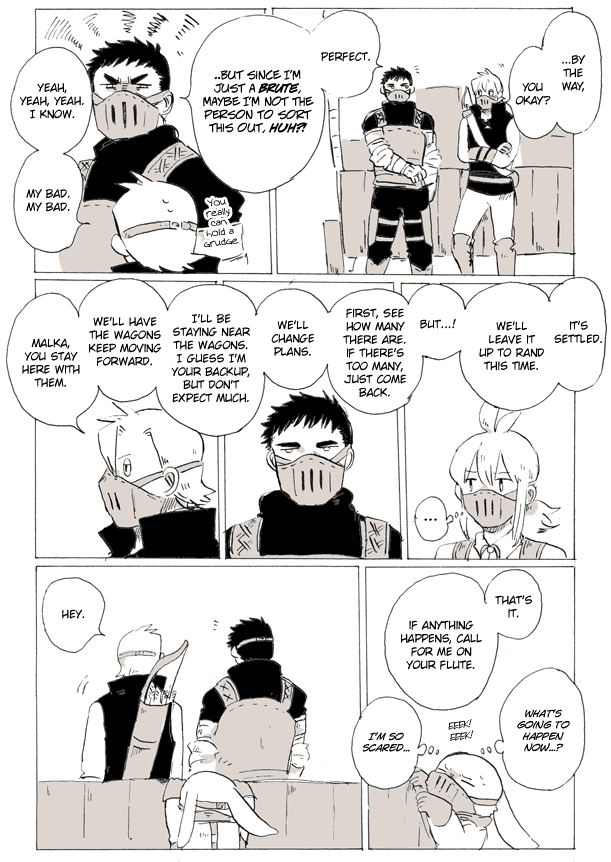 Ashita Mata, Kono Sekai de Chapter 29.2 page 3 - Chapter 29 v2 : Escorts, Part VI