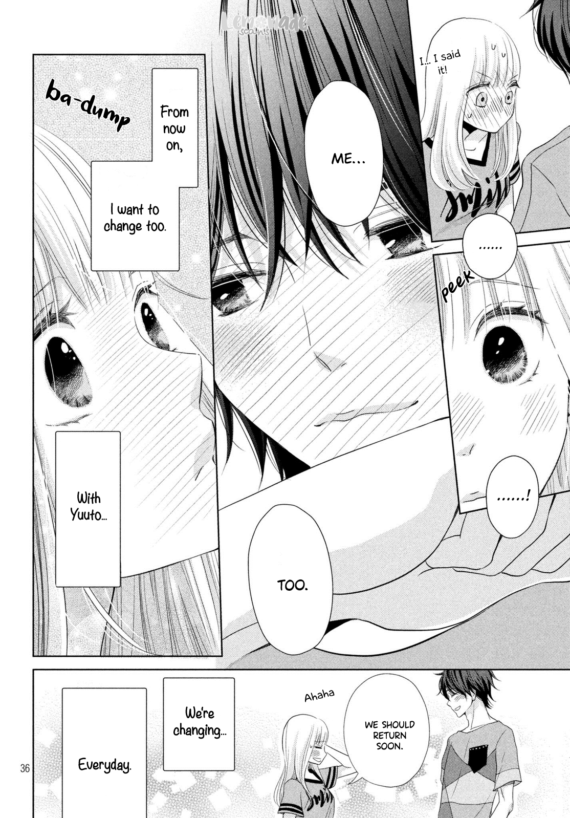 Ashita, Naisho no Kiss shiyou Chapter 3 page 37 - Chapter 3: Kiss 3