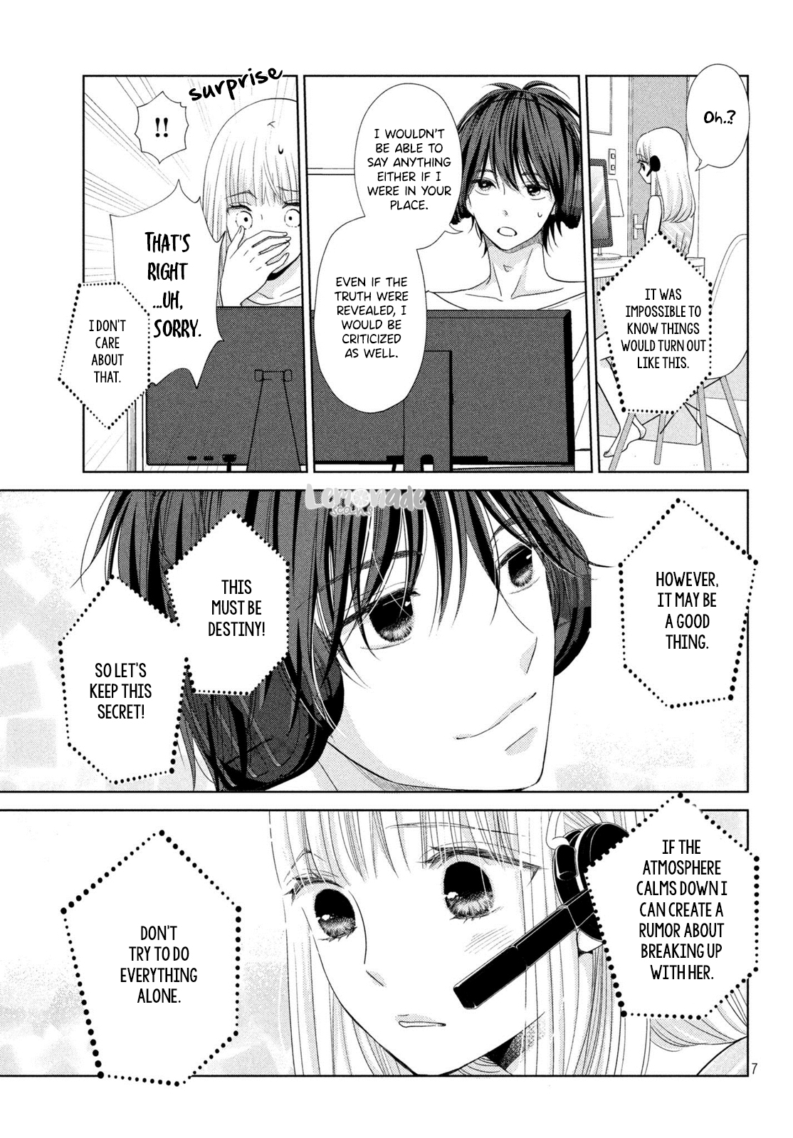 Ashita, Naisho no Kiss shiyou Chapter 3 page 8 - Chapter 3: Kiss 3