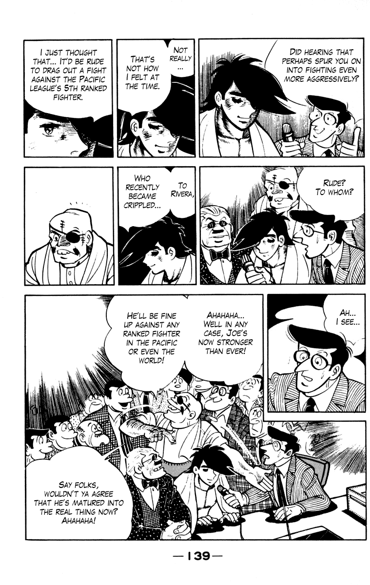 Ashita no Joe Chapter 105 page 134 - Chapter 105: Vol.14