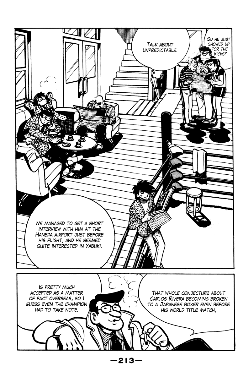 Ashita no Joe Chapter 105 page 204 - Chapter 105: Vol.14