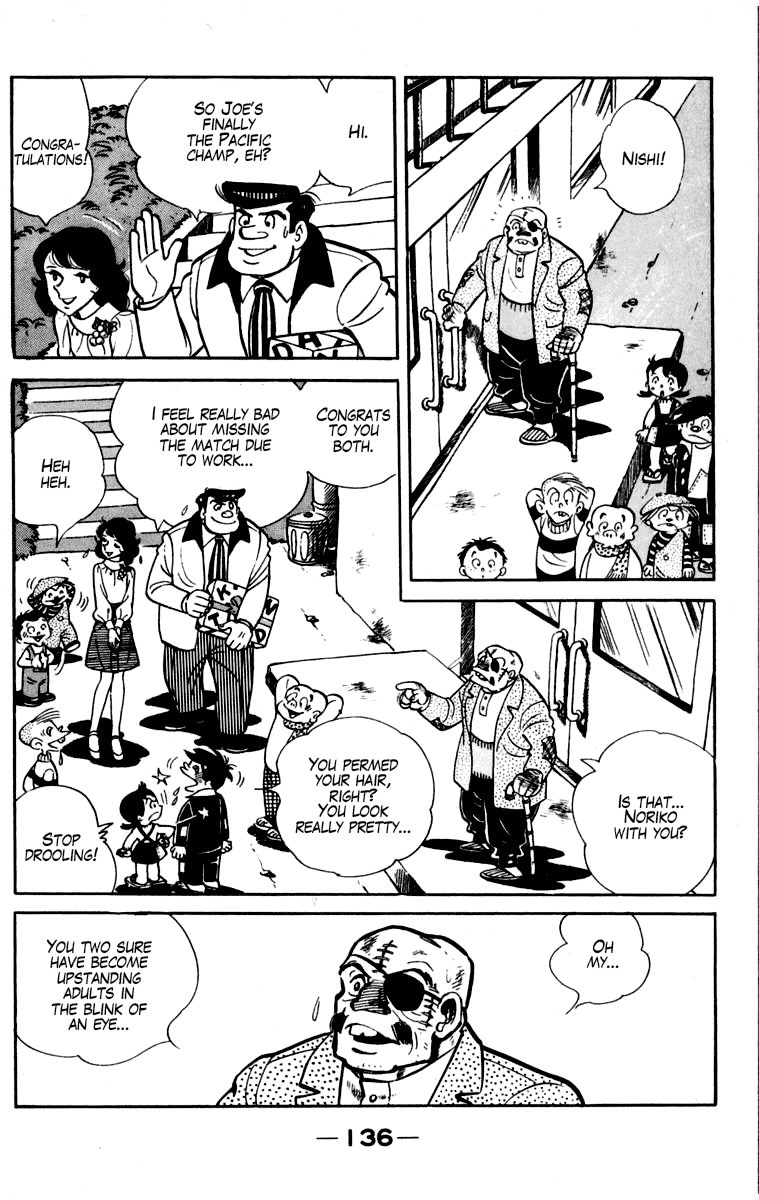 Ashita no Joe Chapter 107 page 136 - Chapter 107: Vol.16