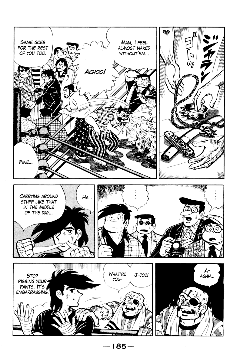Ashita no Joe Chapter 109 page 184 - Chapter 109: Vol.18