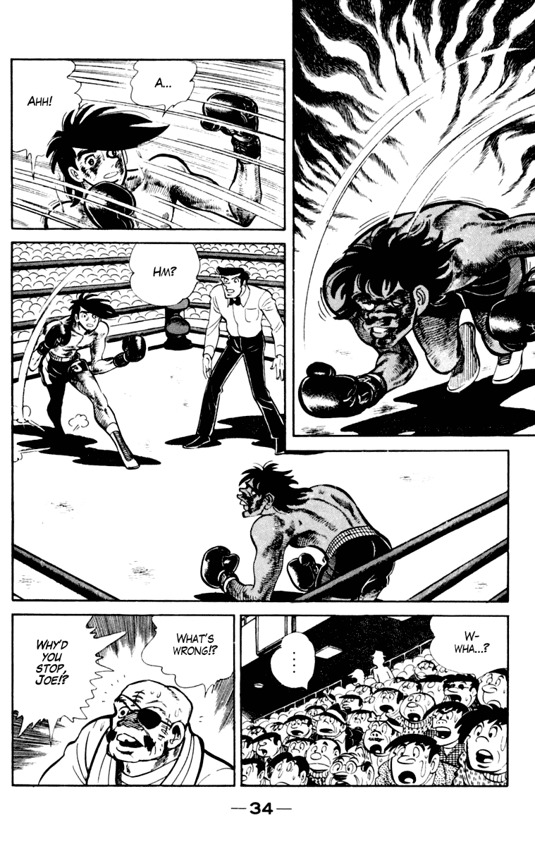 Ashita no Joe Chapter 110 page 34 - Chapter 110: Vol.19