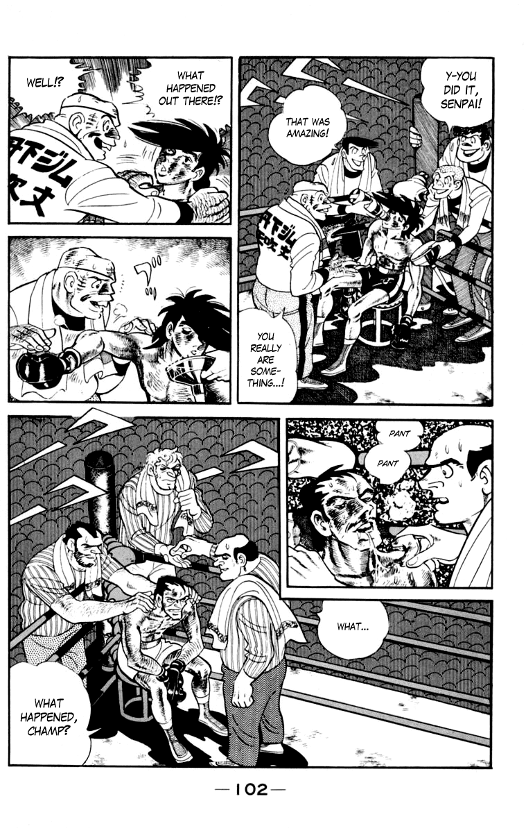 Ashita no Joe Chapter 111 page 100 - Chapter 111: Vol.20: [END]