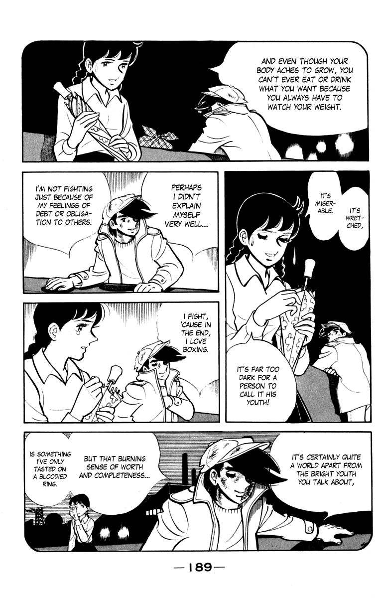 Ashita no Joe Chapter 111 page 186 - Chapter 111: Vol.20: [END]