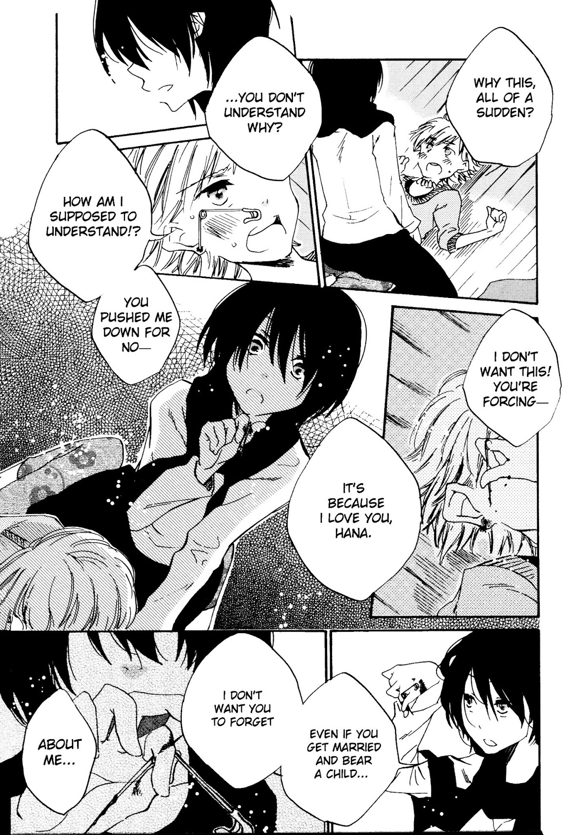 Ashita no Kimi ni Hanataba wo Chapter 1 page 17 - Chapter 1 : Don't Forget the Forget-Me-Nots