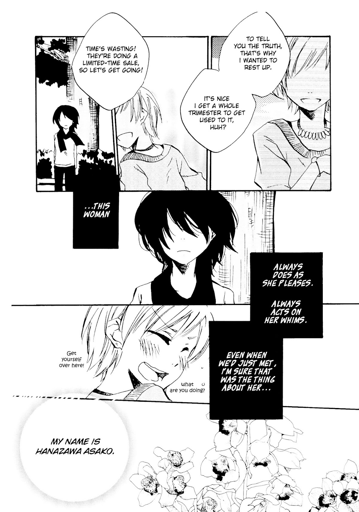 Ashita no Kimi ni Hanataba wo Chapter 1 page 9 - Chapter 1 : Don't Forget the Forget-Me-Nots