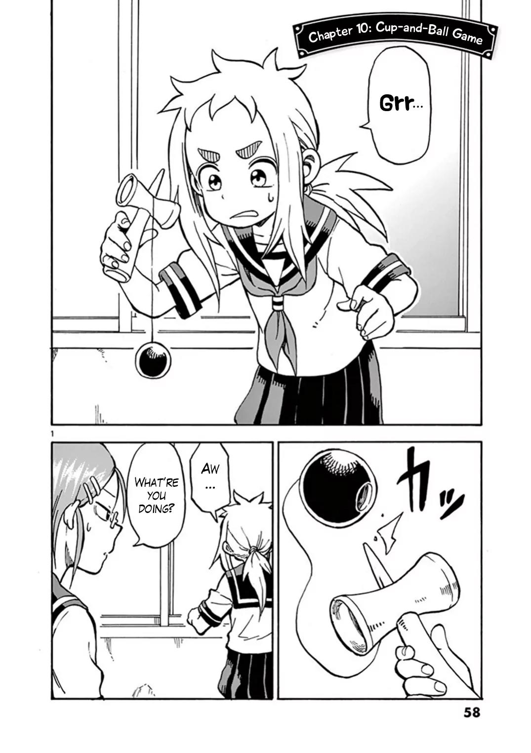 Ashita wa Doyoubi Chapter 10 page 1 - Chapter 10: Cup-and-Ball Game