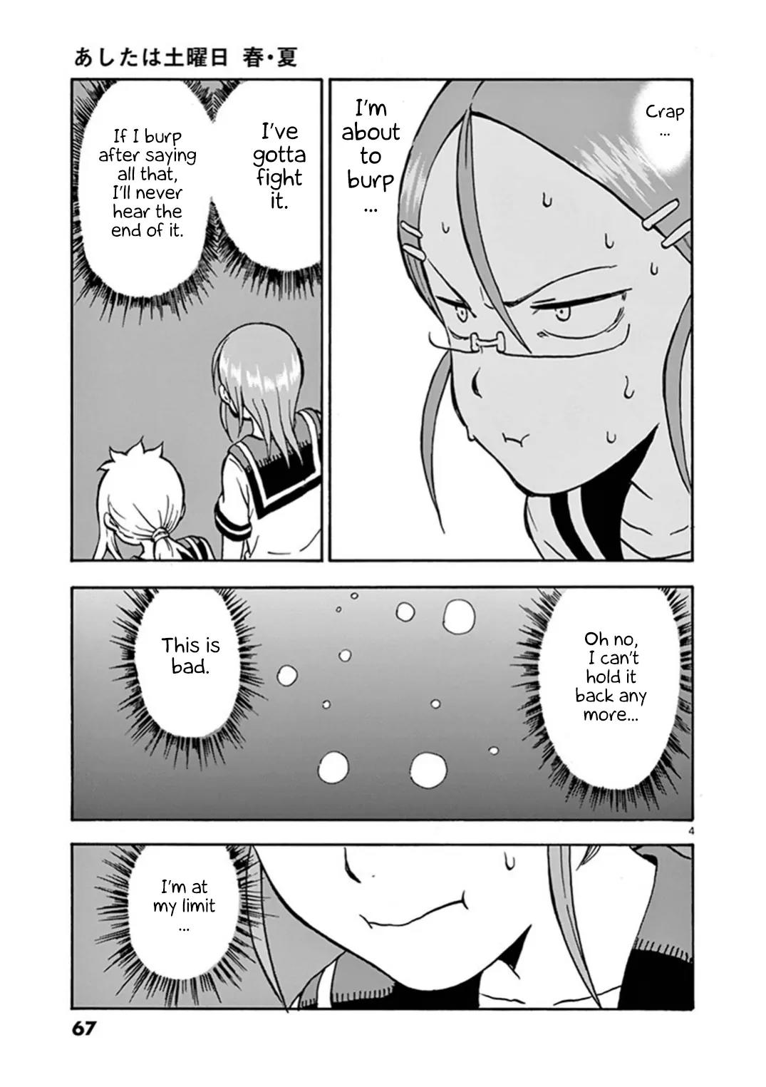 Ashita wa Doyoubi Chapter 11 page 4 - Chapter 11: Burp
