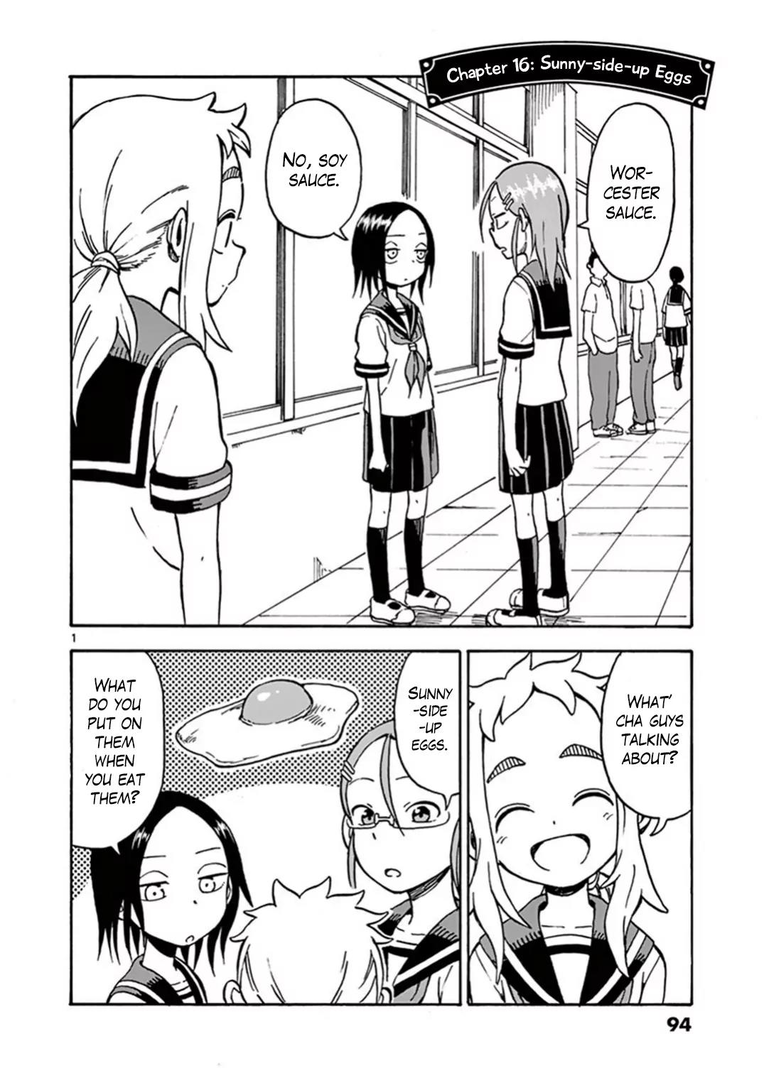 Ashita wa Doyoubi Chapter 16 page 1 - Chapter 16: Sunny-side-up Eggs