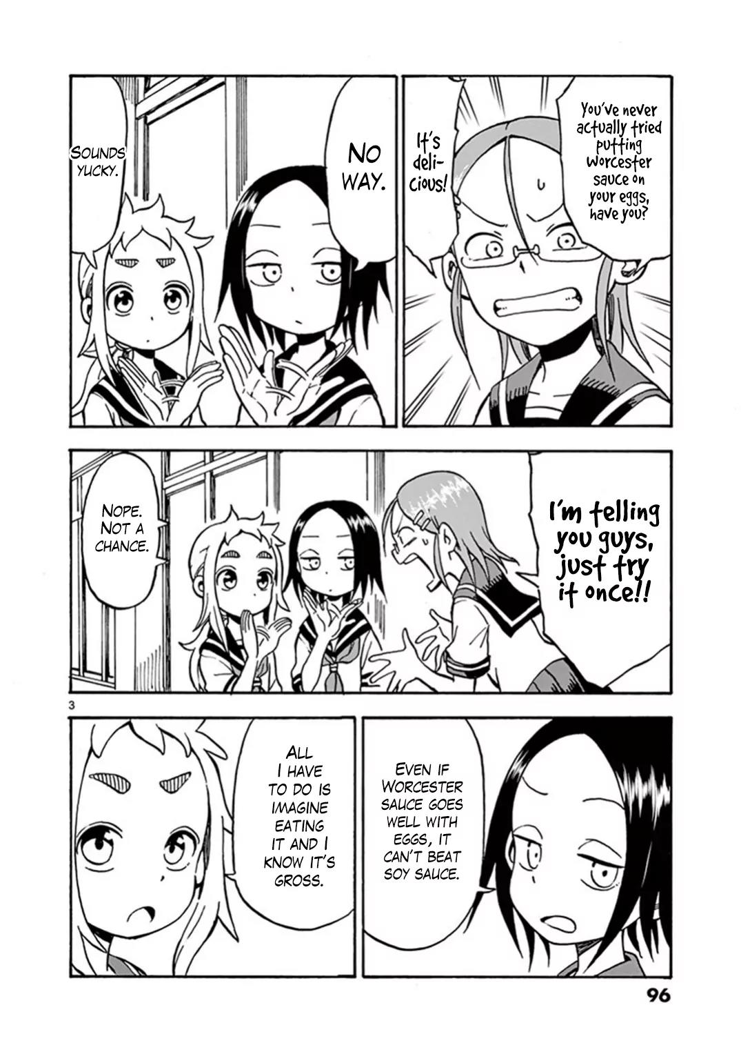 Ashita wa Doyoubi Chapter 16 page 3 - Chapter 16: Sunny-side-up Eggs