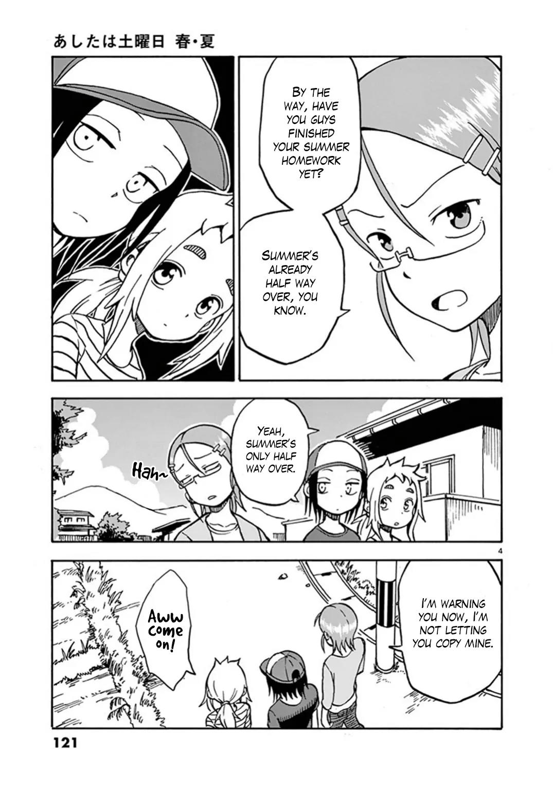 Ashita wa Doyoubi Chapter 20 page 4 - Chapter 20: Independent Research