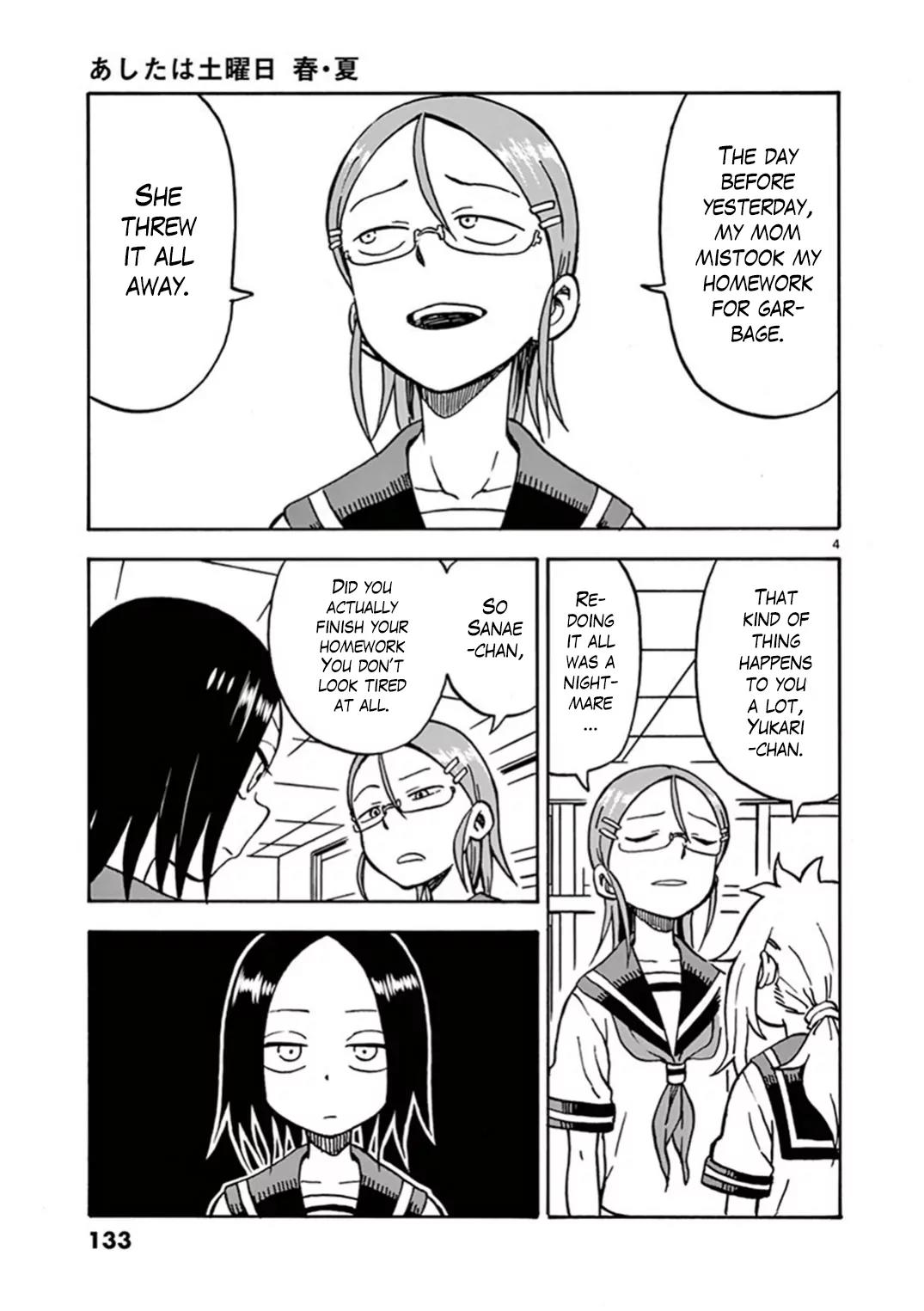 Ashita wa Doyoubi Chapter 22 page 4 - Chapter 22: Homework