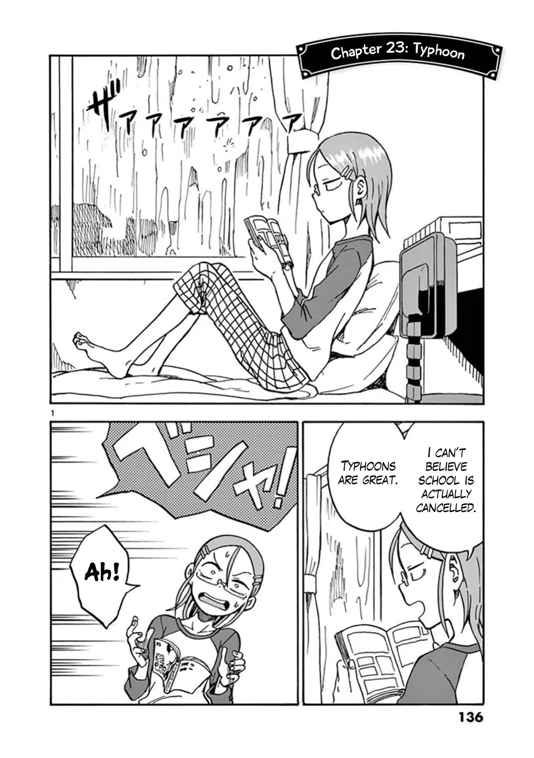Ashita wa Doyoubi Chapter 23 page 1 - Chapter 23: Typhoon