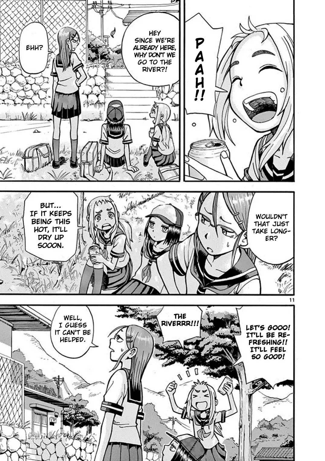 Ashita wa Doyoubi Chapter 24.1 page 12 - Chapter 24.1: Walking Home From School