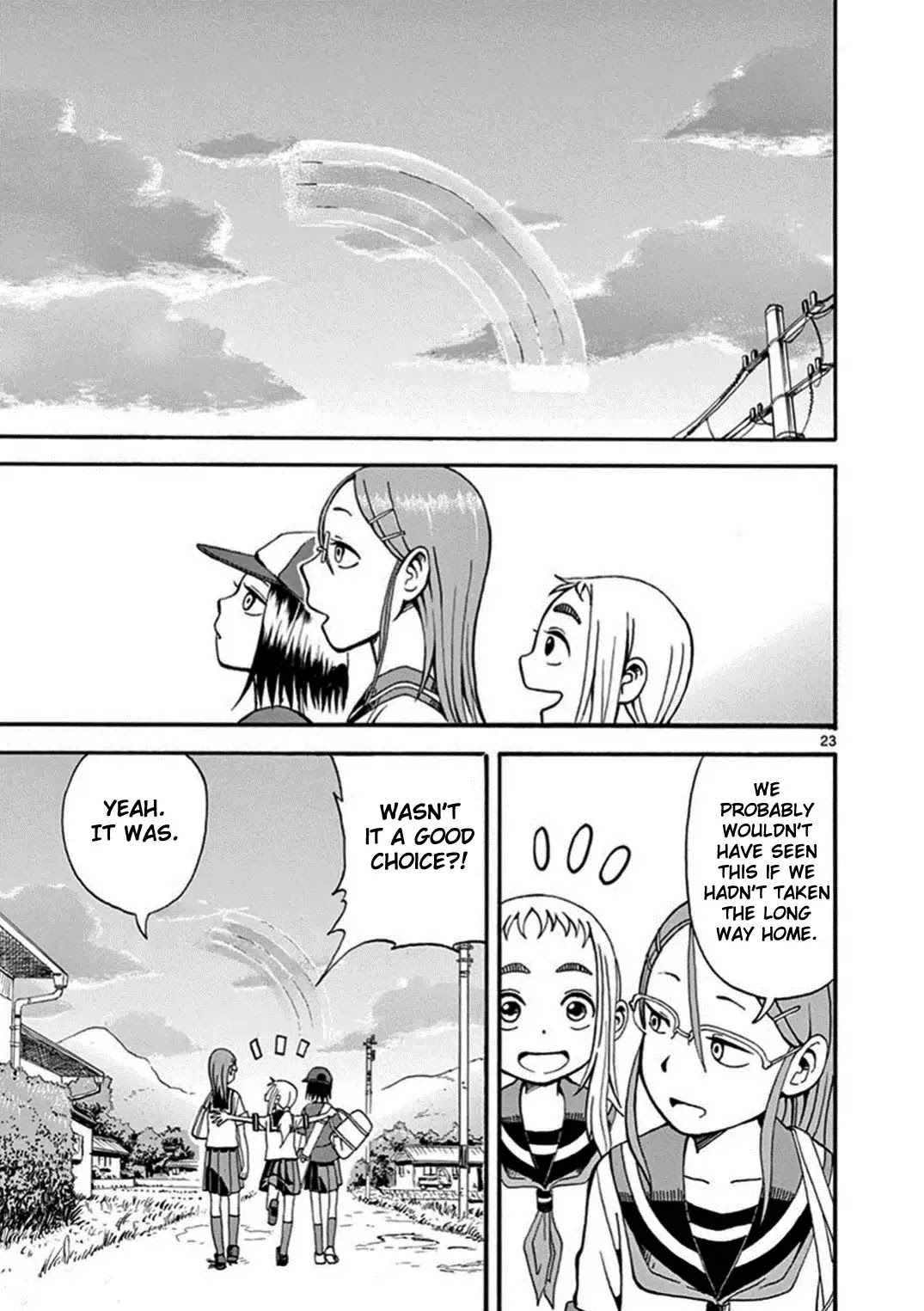 Ashita wa Doyoubi Chapter 24.1 page 24 - Chapter 24.1: Walking Home From School