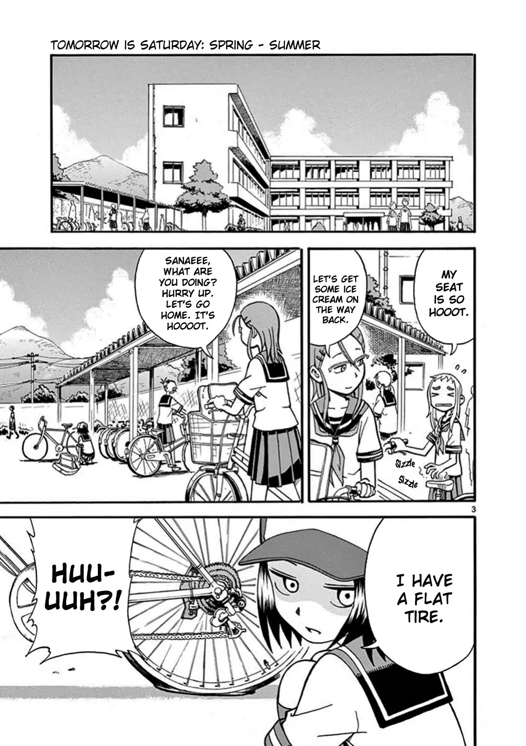 Ashita wa Doyoubi Chapter 24.1 page 4 - Chapter 24.1: Walking Home From School