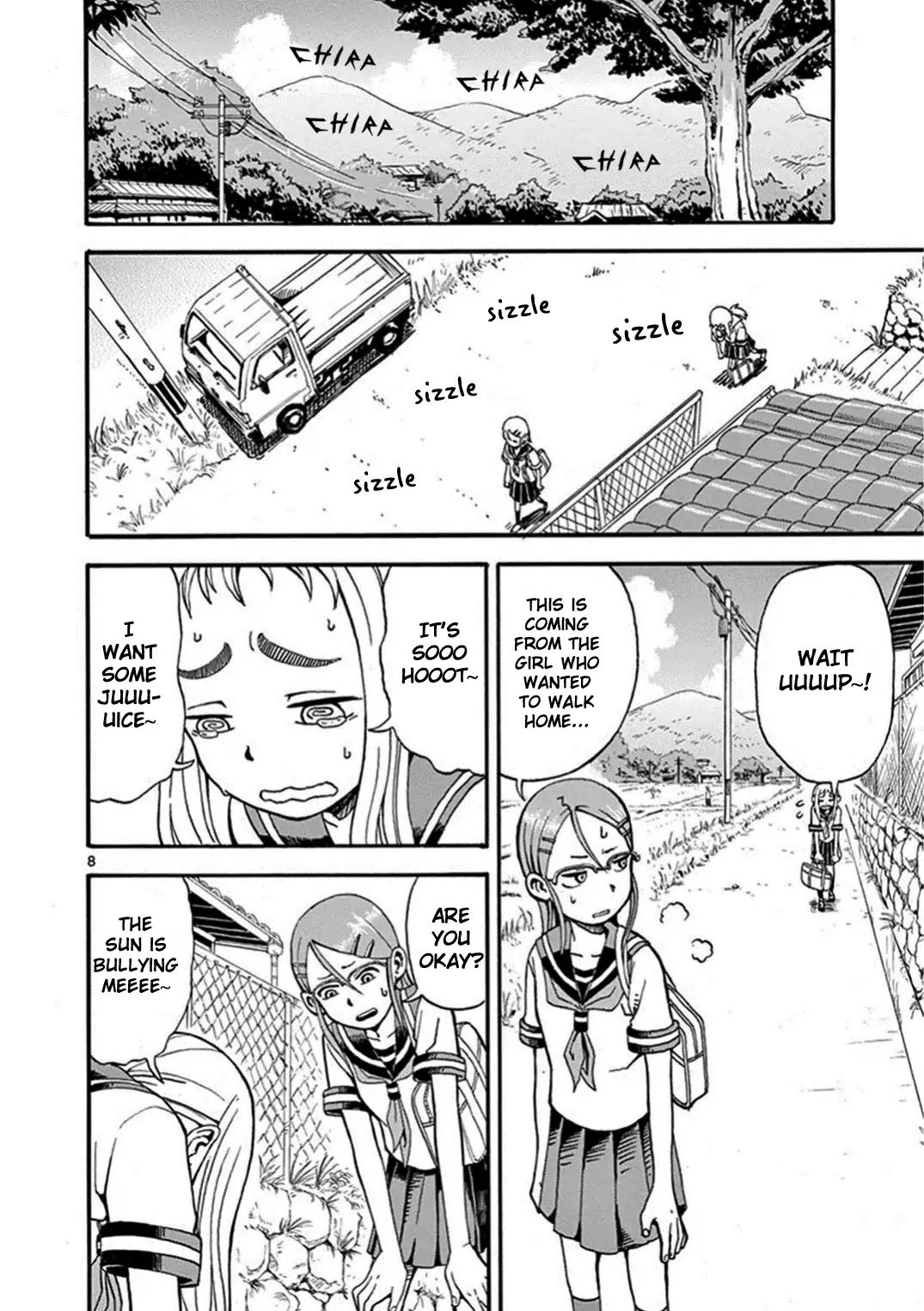 Ashita wa Doyoubi Chapter 24.1 page 9 - Chapter 24.1: Walking Home From School
