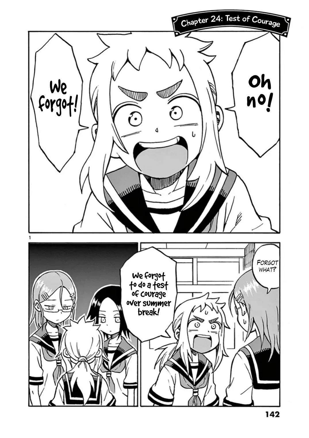 Ashita wa Doyoubi Chapter 24 page 1 - Chapter 24: Test of Courage