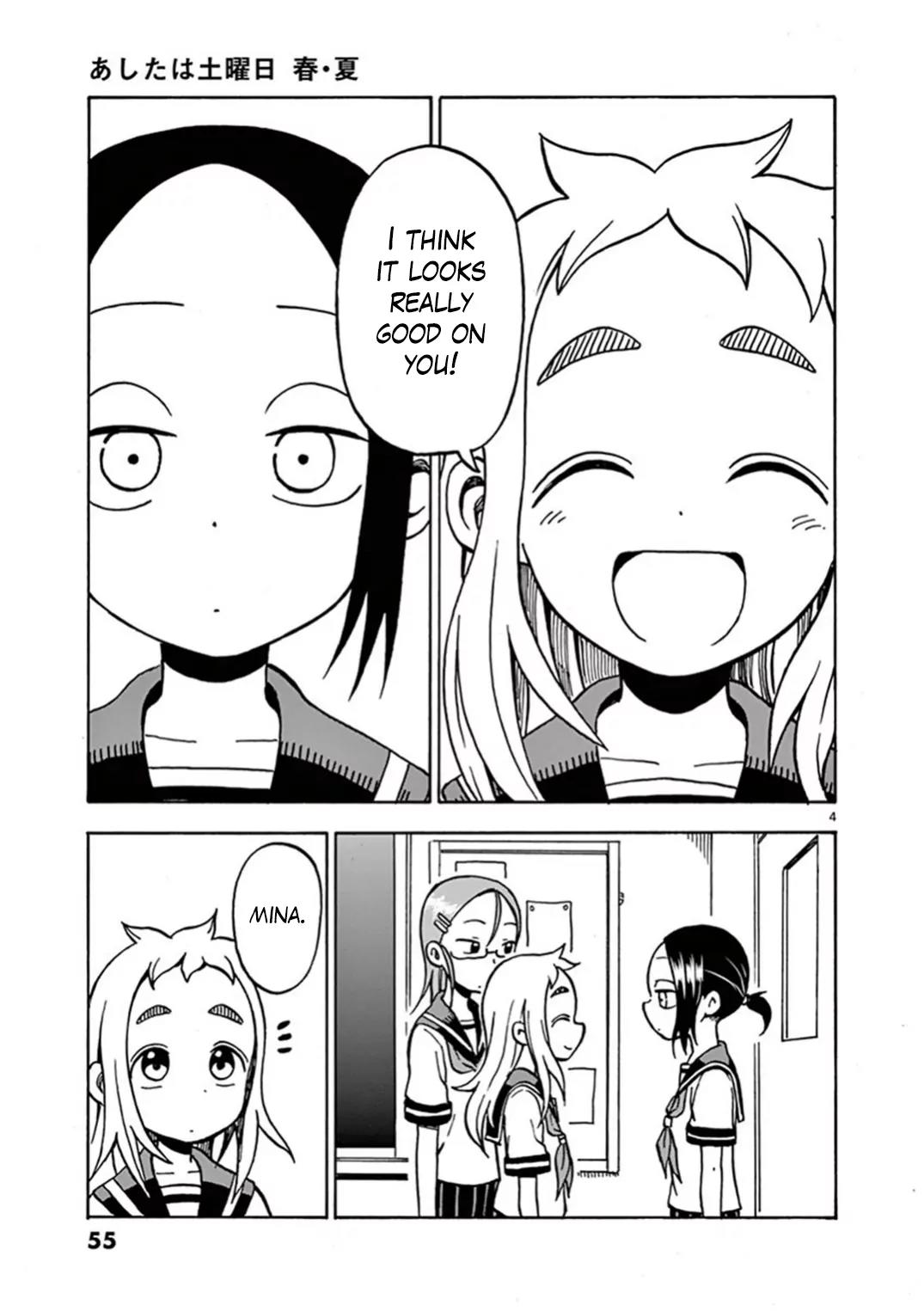 Ashita wa Doyoubi Chapter 9 page 4 - Chapter 9: Hair Styles