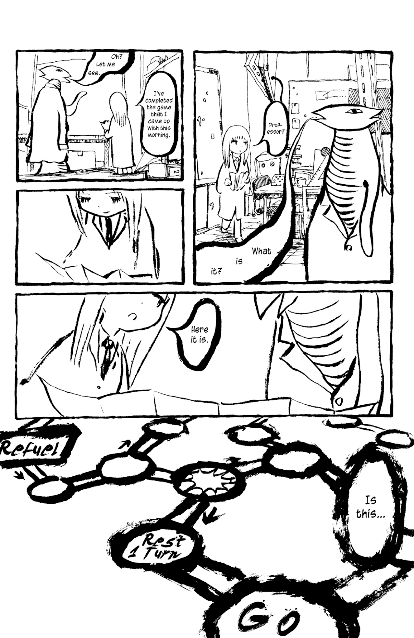 Ashizuri Suizokukan Chapter 3.2 page 2 - Chapter 3 v2 : Board Game