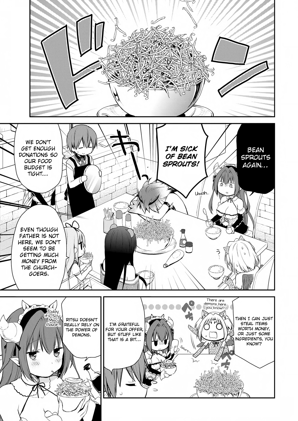 Asmodeus wa Akiramenai Chapter 12 page 2 - Chapter 12: Great Strategy : No More Bean Sprouts!