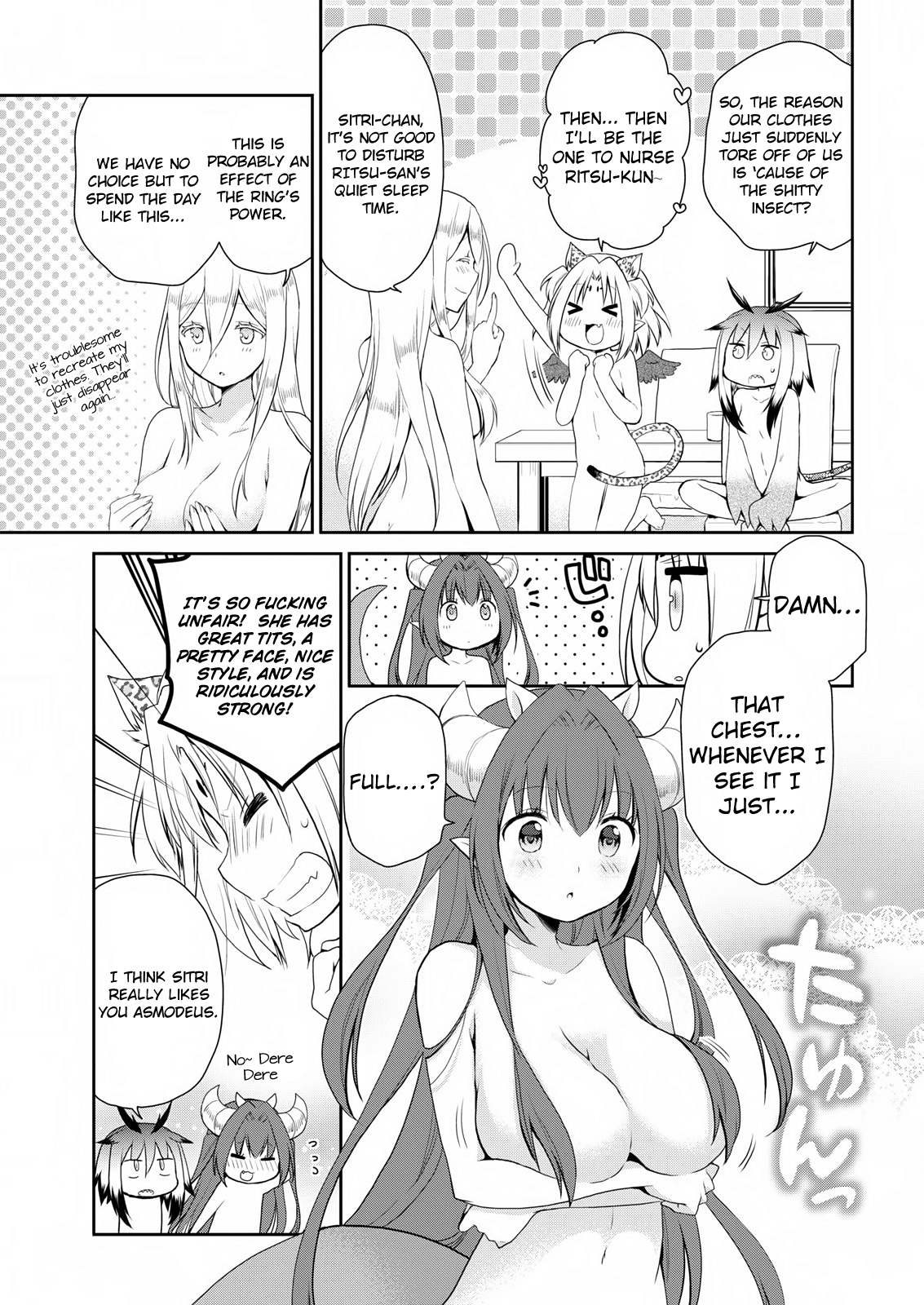 Asmodeus wa Akiramenai Chapter 14 page 4 - Chapter 14: Ippai Oppai
